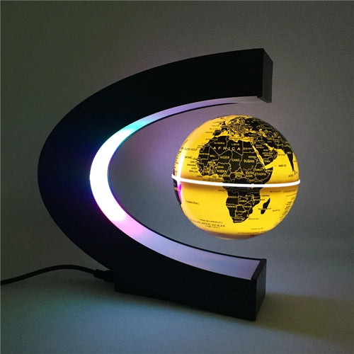 levitating Lamp Globe World Map Ball Lamps Globe Glow Magnetic