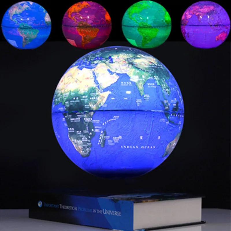 New Book Shape Magnetic Levitating Lamp 8Inch Floating Luminous Earth