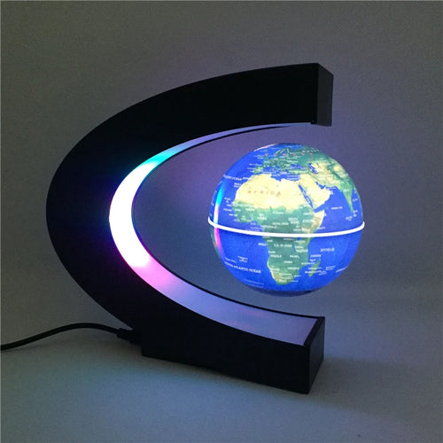 levitating Lamp Globe World Map Ball Lamps Globe Glow Magnetic