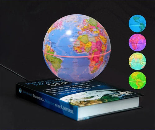 New Book Shape Magnetic Levitating Lamp 8Inch Floating Luminous Earth